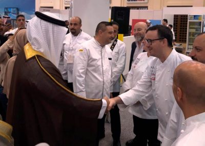 2018 Manama - Bahrain EXPO Con Chef Heinz Beck, Chef Paco Morales, Chef Vincenzo Candiano e la delegazione di rappresentanza dello Sceicco del Bahrain